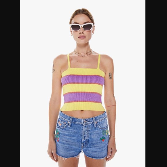 NWT MOTHER The Ditcher Cut Off Short (Romaine Calm) - Picture 7 of 16